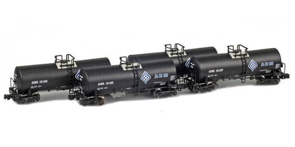 AZL 903802-1 ADMX, ADM (w/ Molecule Logo) 17,600 Gallon Tank Car Runner Pack AZL 903802-1 ADMX, ADM (w/ Molecule Logo) 17,600 Gallon Tank Car Runner Pack