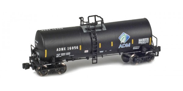 AZL 913801-2 ADMX, ADM (w/ Leaf Logo & Conspicuity Stripes) 17,600 Gallon Tank Car #17410 AZL 913801-2 ADMX, ADM (w/ Leaf Logo & Conspicuity Stripes) 17,600 Gallon Tank Car #17410