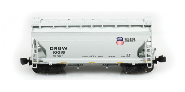 AZL 903916-1 ACF 2-Bay Hopper UP (Shield/DRGW) #10018 AZL 903916-1 ACF 2-Bay Hopper UP (Shield/DRGW) #10018