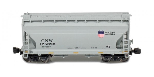 AZL 903916-6 ACF 2-Bay Hopper UP "We Will Deliver" CNW #175098 AZL 903916-6 ACF 2-Bay Hopper UP "We Will Deliver" CNW #175098