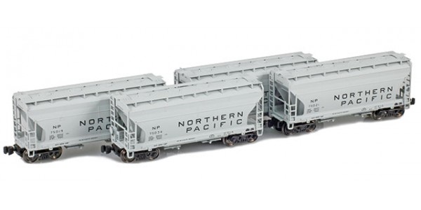 AZL 913907-1 ACF 2-Bay Hopper NP | 4-Car Set AZL 913907-1 ACF 2-Bay Hopper NP | 4-Car Set