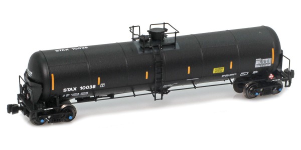 AZL 905506-1 STAX (Stauffer Chemical Company) Trinity 31K Gallon Modified Tank Car #10074 AZL 905506-1 STAX (Stauffer Chemical Company) Trinity 31K Gallon Modified Tank Car #10074