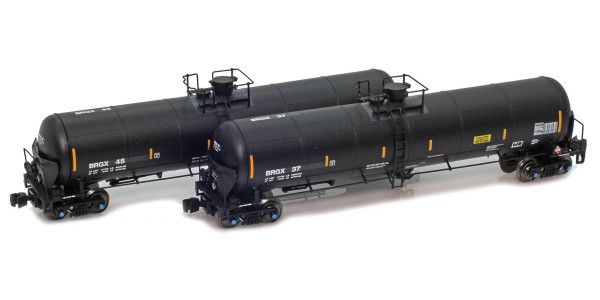 AZL 915503-1 BRGX Trinity 31K Gallon Modified Tank Car | 2-Pack AZL 915503-1 BRGX Trinity 31K Gallon Modified Tank Car | 2-Pack