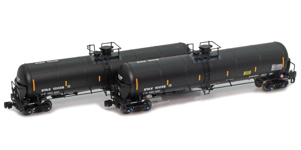 AZL 915506-1 STAX Trinity 31K Gallon Modified Tank Car | 2-Pack AZL 915506-1 STAX Trinity 31K Gallon Modified Tank Car | 2-Pack