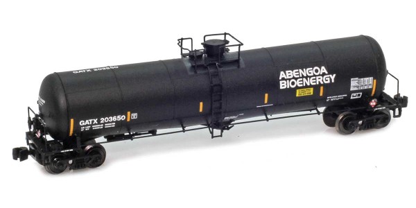 AZL 905513-1 GATX - Abengoa Trinity 31K Gallon Tank Car without Shield 203652 AZL 905513-1 GATX - Abengoa Trinity 31K Gallon Tank Car without Shield 203652