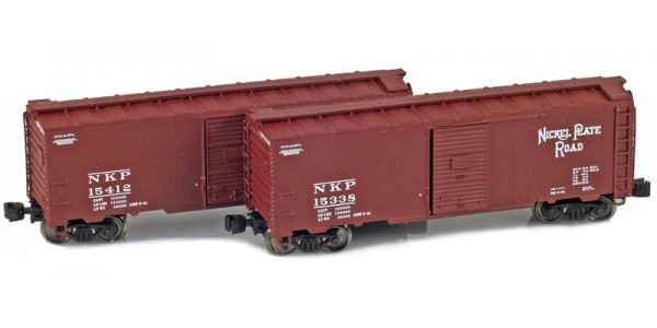 AZL 904380-1 NKP 40' AAR Boxcar | 2-Car Set