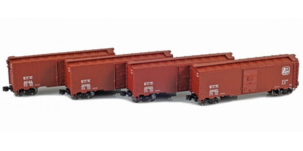 AZL 914306-1 KCS 40' AAR Boxcar | 4-Car Set AZL 914306-1 KCS 40' AAR Boxcar | 4-Car Set