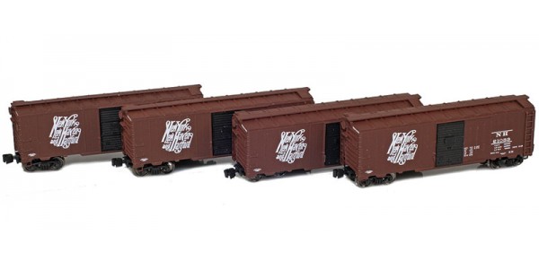 AZL 914308-1 New Haven 40' AAR Boxcar | 4-Car Set AZL 914308-1 New Haven 40' AAR Boxcar | 4-Car Set