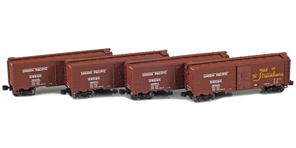 AZL 914314-1 UP 40' AAR Boxcar | 4-Car Set AZL 914314-1 UP 40' AAR Boxcar | 4-Car Set