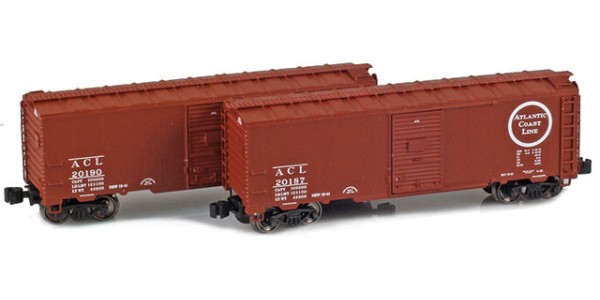 AZL 904371-1 Atlantic Coast Line 40' AAR Boxcar | 2-Car Set