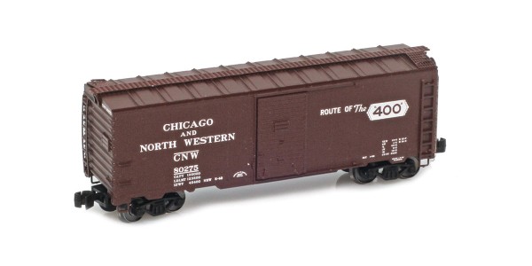 AZL 905402-1 CNW “Route of the 400” | 40' Modified AAR Boxcar #80270 AZL 905402-1 CNW “Route of the 400” | 40' Modified AAR Boxcar #80270