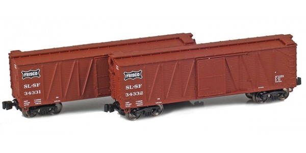 AZL 903171-1 40' SLSF (Frisco) Outside Braced Boxcar | 2-Car Set AZL 903171-1 40' SLSF (Frisco) Outside Braced Boxcar | 2-Car Set