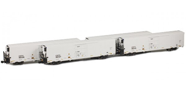 AZL 904007-1 Trinity 64' Reefer CEFX 4-Pack | Set 1 AZL 904007-1 Trinity 64' Reefer CEFX 4-Pack | Set 1