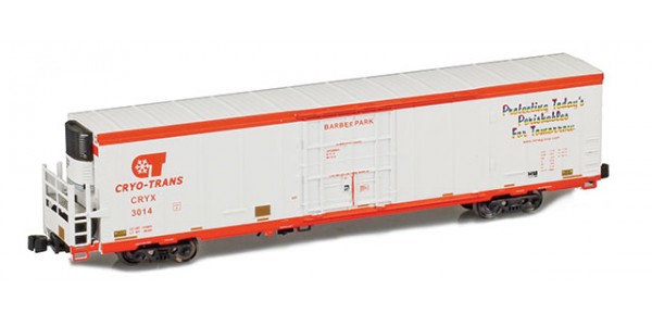 AZL 914008-1 Trinity 64' Reefer CRYX #3014 BARBER PARK AZL 914008-1 Trinity 64' Reefer CRYX #3014 BARBER PARK