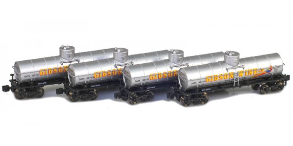 AZL 905004-1 Gibson Wine 8,000 Gallon Tank Car 4-Pack AZL 905004-1 Gibson Wine 8,000 Gallon Tank Car 4-Pack