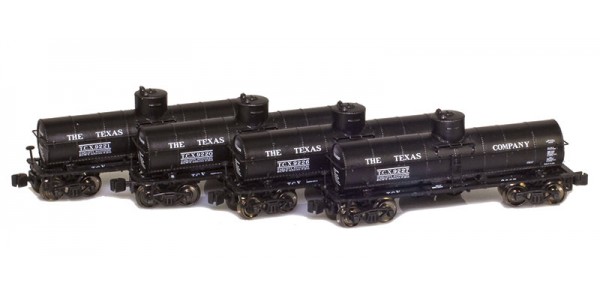 AZL 905007-1 Texas Company 8,000 Gallon Tank Car 4-Pack AZL 905007-1 Texas Company 8,000 Gallon Tank Car 4-Pack