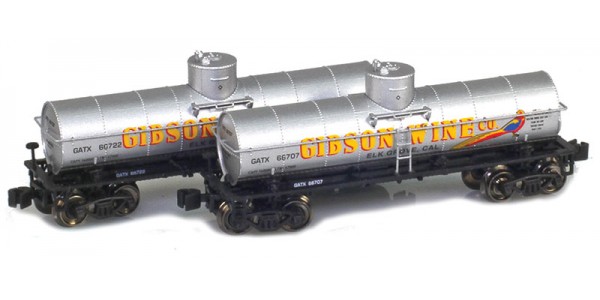 AZL 915034-1 Gibson Wine 8,000 Gallon Tank Car 2-Pack AZL 915034-1 Gibson Wine 8,000 Gallon Tank Car 2-Pack