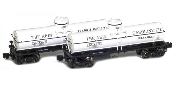 AZL 915036-1 Akin Gas 8,000 Gallon Tank Car 2-Pack AZL 915036-1 Akin Gas 8,000 Gallon Tank Car 2-Pack