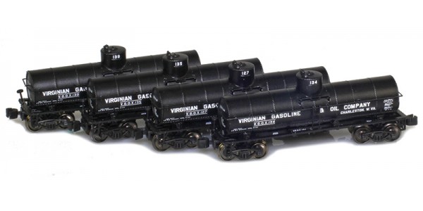 AZL 905001-1 Virginian 8,000 Gallon Tank Car 4-Pack