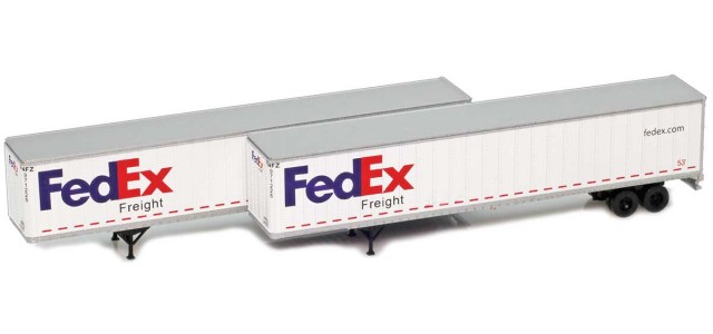 AZL 954003-1 FedEx Freight 53' Trailer   2-Pack