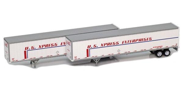 AZL 954011-1 US Express 2 x 53' Trailer   2-Pack