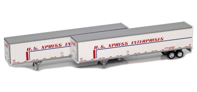 AZL 954011-1 US Express 2 x 53' Trailer   2-Pack