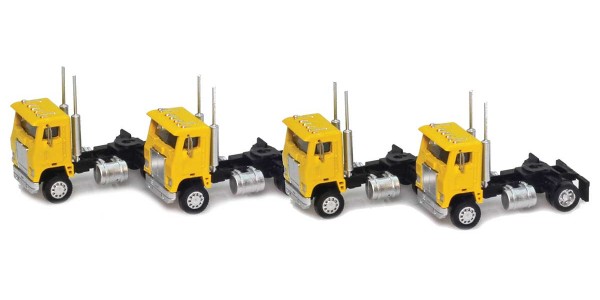 AZL 96126 Yellow Cab-Over Truck 4 pack AZL 96126 Yellow Cab-Over Truck 4 pack
