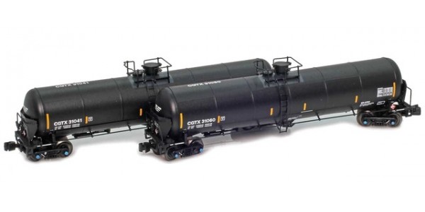AZL 915507-1 CGTX Trinity 31K Gallon Modified Tank Car 31041, 31060 2-pack
