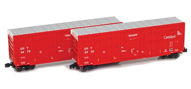 AZL 915603-1 SRY Catalyst Trinity (NSC) 50´ FBOX Box Car 9332, 9479 2-pack   