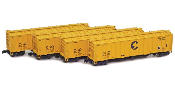 AZL 906011-1 Chessie (C&O) 4180 Airslide Hopper 619020, 619033, 619034, 619102 Set AZL 906011-1 Chessie (C&O) 4180 Airslide Hopper 619020, 619033, 619034, 619102 Set