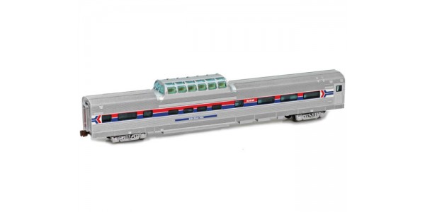 AZL 72111-2 Amtrak Dome Coach Silver Rifle 9454 Zephyr
