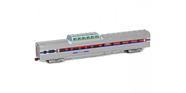AZL 72112-1 Amtrak Dome Buffet Silver Club 9810 Zephyr
