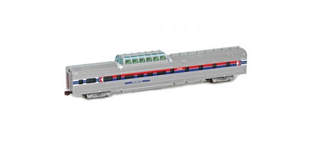 AZL 72112-1 Amtrak Dome Buffet Silver Club 9810 Zephyr