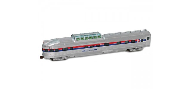 AZL 72116-1 Amtrak Dome Observation Silver Penthouse 9251 Zephyr
