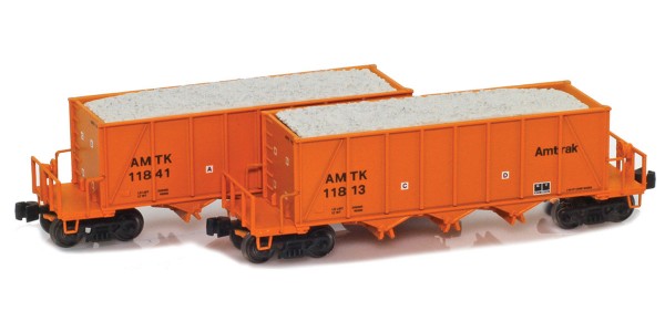 AZL 905361-2 Amtrak (AMTK) Ortner 40' Hopper 11504, 11508 2-pack AZL 905361-2 Amtrak (AMTK) Ortner 40' Hopper 11504, 11508 2-pack