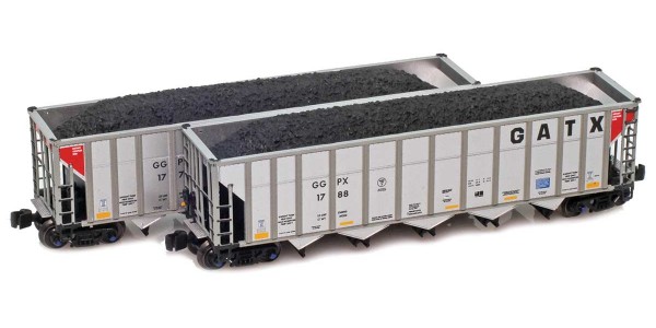 AZL 905703-1 GGPX - GATX Autoflood III Hopper 1769, 1776 Two-pack