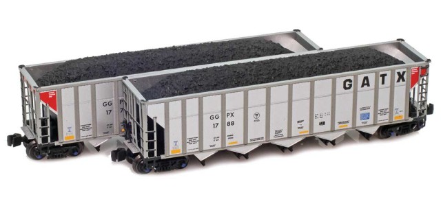 AZL 905703-1 GGPX - GATX Autoflood III Hopper 1769, 1776 Two-pack