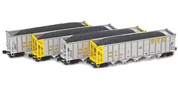 AZL 915707-2 CSXT Autoflood III Hopper 360040, 360049, 360083, 360085 Set  