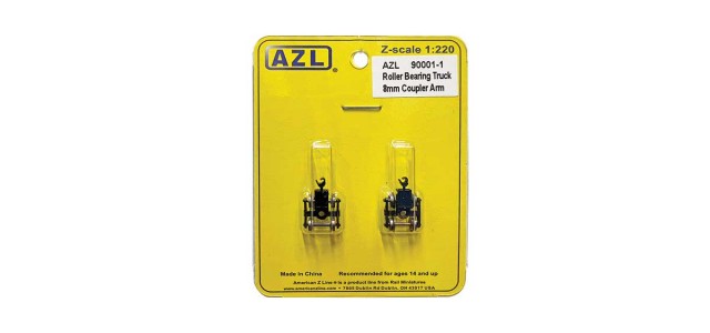 AZL 90001-1 2 pack Roller Bearing Trucks  8mm coupler arm