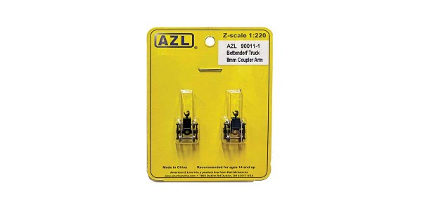 AZL 90011-1 2 pack Bettendorf Trucks  8mm coupler arm