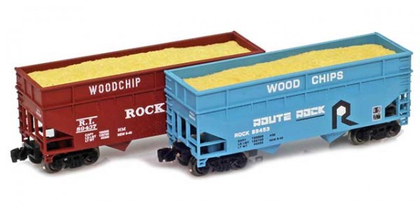 Full Throttle FT-COL73 Rock Island 33’ Offset side wood-chip 2-bay 89437, 89453