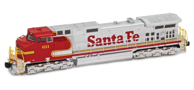 AZL 65102-1 ATSF C44-9W 611 Red Warbonnet