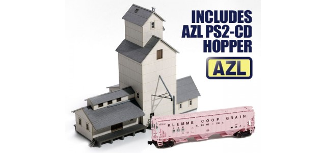 Archistories 701241H White Corrugated Kit | American Grain Elevator w/ AZL PS2-CD Hopper Archistories 701241H White Corrugated Kit | American Grain Elevator w/ AZL PS2-CD Hopper
