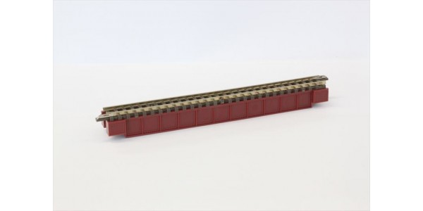 Rokuhan R070 Deck Girder Bridge Dark Red