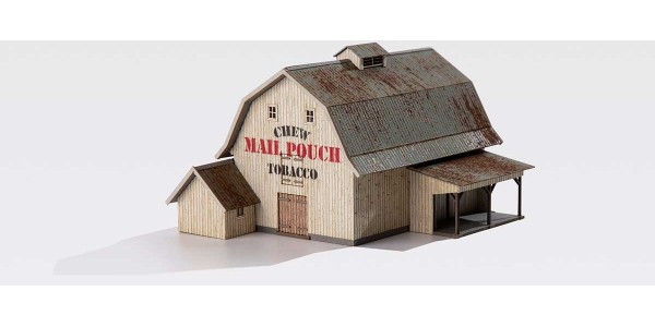 Archistories 106221 Gambrel Barn | White Kit Archistories 106221 Gambrel Barn | White Kit