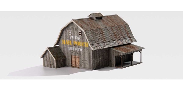 Archistories 108221 Gambrel Barn | Grey Kit Archistories 108221 Gambrel Barn | Grey Kit