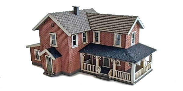 Archistories 401261 Red Brick Kit  Turn of the Century house 1
