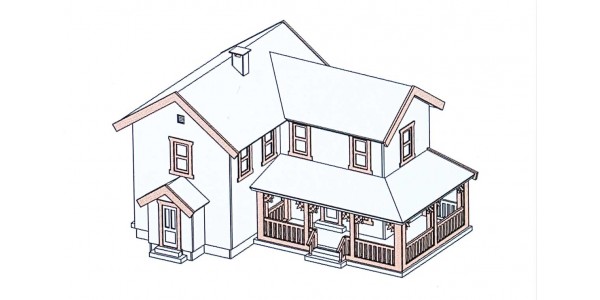 Archistories 402261 Alternative Components  Kit  Turn of the Century house