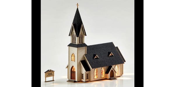 Archistories 403181 Country Church Kit Archistories 403181 Country Church Kit