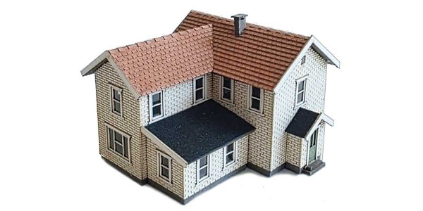 Archistories 403261 White Brick Kit  Turn of the Century house 1